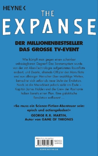 Buchcover und Innenansicht für das Buch: Leviathan Falls - The Expanse Series Book 9