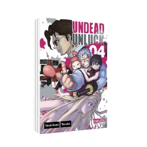 Buchcover und Innenansicht für das Buch: Undead Unluck