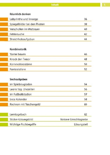 Buchcover und Innenansicht für das Buch: Die Mathe-Helden Knobelaufgaben für Mathe-Helden 1. Klasse