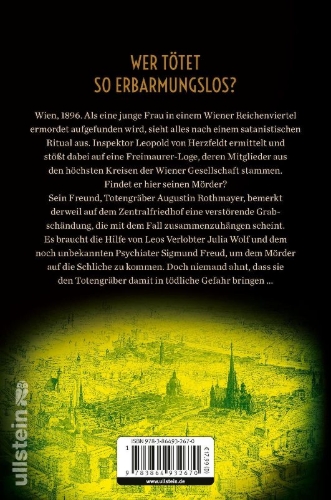 Buchcover und Innenansicht für das Buch: Der Totengräber und der Orden des Teufels