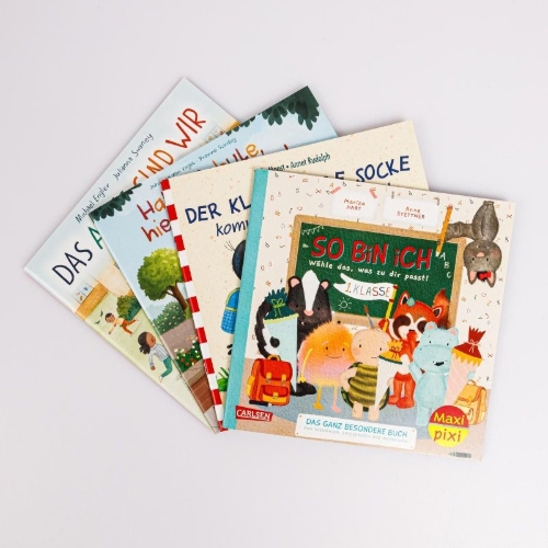 Buchcover und Innenansicht für das Buch: Maxi-Pixi-4er-Set 125: Bald bin ich ein Schulkind! (4x1 Exemplar)