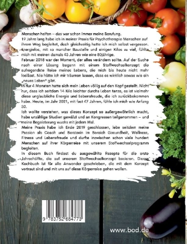 Buchcover und Innenansicht für das Buch: Mit cellRESET in ein neues Leben