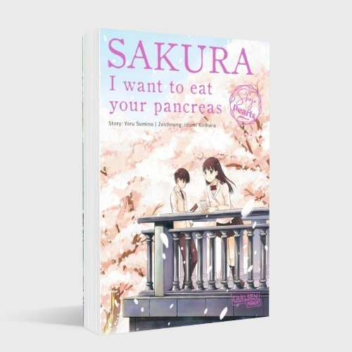 Buchcover und Innenansicht für das Buch: Kimi no Suizou wo Tabetai