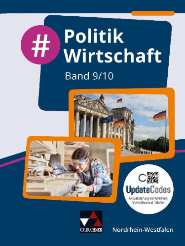 Buchcover und Innenansicht für das Buch: #Politik Wirtschaft NRW 9/10