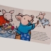 Buchcover und Innenansicht für das Buch: Ab ins Bett, Ferkel!
