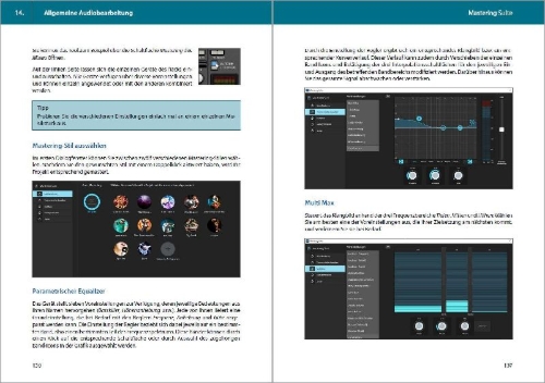Buchcover und Innenansicht für das Buch: MAGIX Video deluxe 2026 - Das Buch zur Software. Die besten Tipps und Tricks.