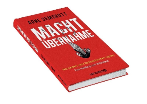 Buchcover und Innenansicht für das Buch: Machtübernahme