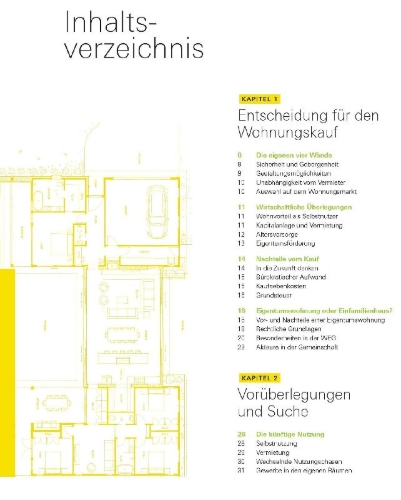 Buchcover und Innenansicht für das Buch: Handbuch Eigentumswohnung