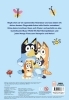 Buchcover und Innenansicht für das Buch: Bluey: Mein Malspaß mit Fingerstempeln