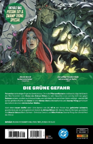 Buchcover und Innenansicht für das Buch: Poison Ivy/Swamp Thing: Feral Trees #1; Poison Ivy #26-#30