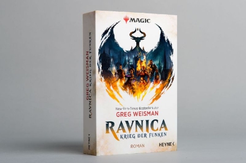Buchcover und Innenansicht für das Buch: War of the Spark: Ravnica (MAGIC(TM): The Gathering, Book 1)
