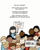 Buchcover und Innenansicht für das Buch: What Is A Refugee?