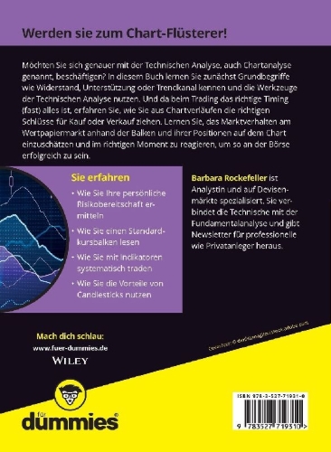 Buchcover und Innenansicht für das Buch: Technische Analyse für Dummies