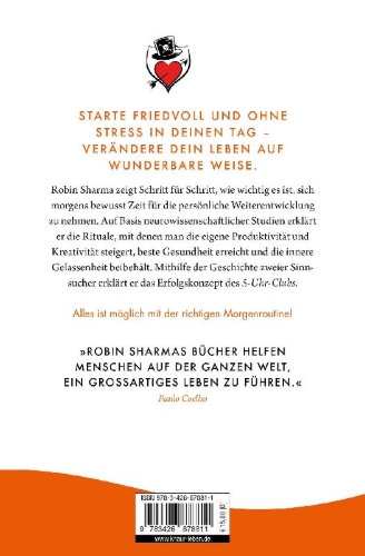 Buchcover und Innenansicht für das Buch: The 5 am Club
