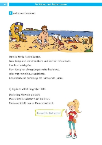 Buchcover und Innenansicht für das Buch: Die Deutsch-Helden Texte flüssig lesen und verstehen 2. Klasse