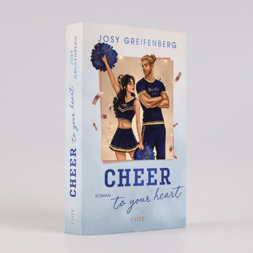 Buchcover und Innenansicht für das Buch: Cheer to Your Heart (Cheer 2)