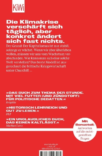 Buchcover und Innenansicht für das Buch: Das Ende des Kapitalismus