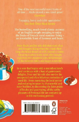 Buchcover und Innenansicht für das Buch: A Year in Provence
