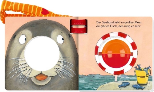 Buchcover und Innenansicht für das Buch: Mein erstes Kugel-Buggybuch: Brumm, brumm!