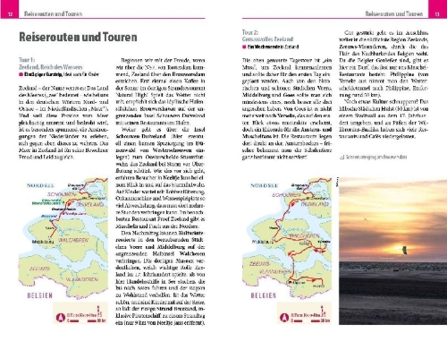 Buchcover und Innenansicht für das Buch: Reise Know-How Reiseführer Zeeland