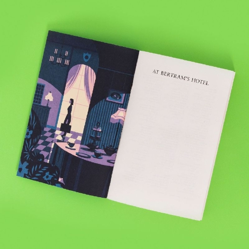 Buchcover und Innenansicht für das Buch: At Bertram's Hotel