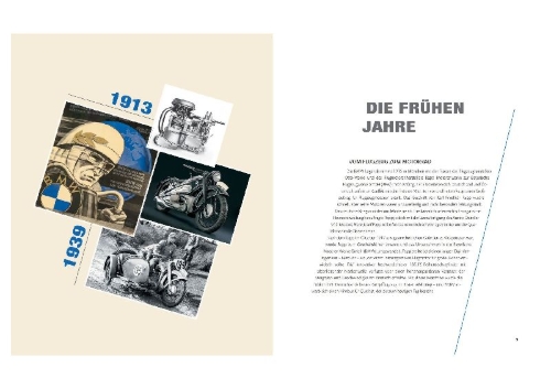 Buchcover und Innenansicht für das Buch: BMW Motorrad. A two-wheeled legend