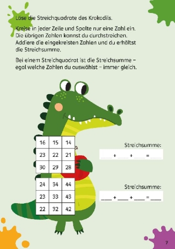 Buchcover und Innenansicht für das Buch: Klett Rätselblock ab 9 Jahren Band 1