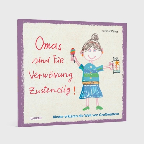 Buchcover und Innenansicht für das Buch: Omas sind für Verwönung zustendig