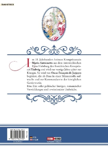 Buchcover und Innenansicht für das Buch: Lady Oscar: Die Rose von Versailles 01