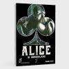 Buchcover und Innenansicht für das Buch: Imawa no Kuni no Alice