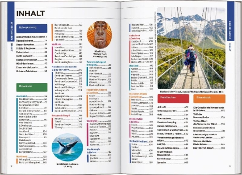 Buchcover und Innenansicht für das Buch: LONELY PLANET Reiseführer Neuseeland