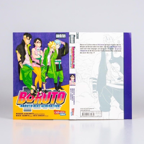 Buchcover und Innenansicht für das Buch: Boruto: Naruto next Generations