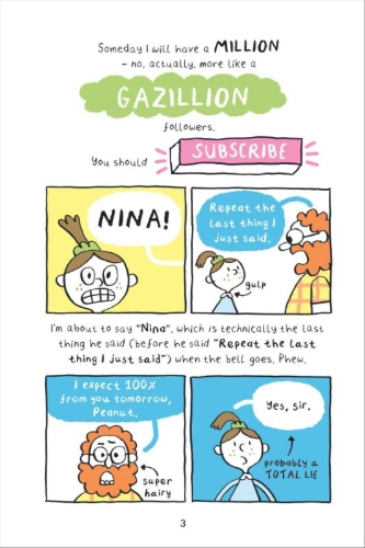 Buchcover und Innenansicht für das Buch: Nina Peanut
