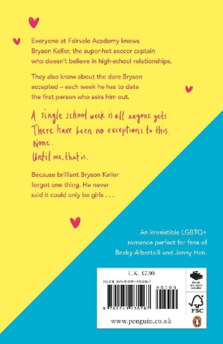 Buchcover und Innenansicht für das Buch: Date Me, Bryson Keller