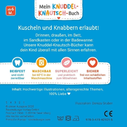 Buchcover und Innenansicht für das Buch: Mein Knuddel-Knautsch-Buch - Sachen suchen. Meine Lieblingstiere