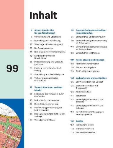 Buchcover und Innenansicht für das Buch: Meine Immobilie erfolgreich verkaufen