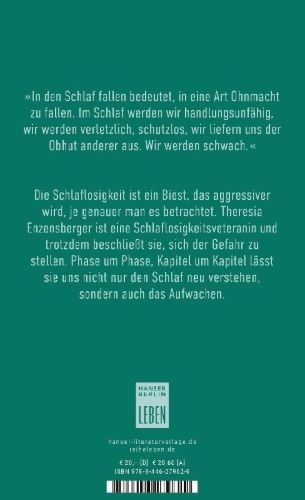 Buchcover und Innenansicht für das Buch: Schlafen