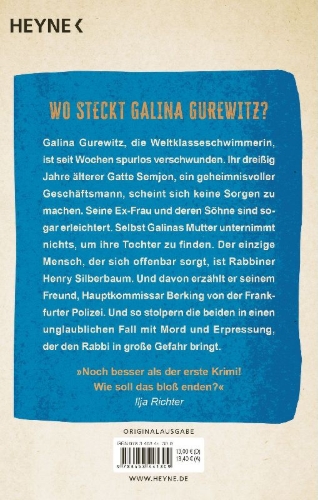 Buchcover und Innenansicht für das Buch: Der Rabbi und der Kommissar: Du sollst nicht begehren
