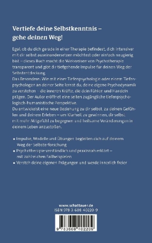 Buchcover und Innenansicht für das Buch: Tiefenpsychologie auf der eigenen Couch