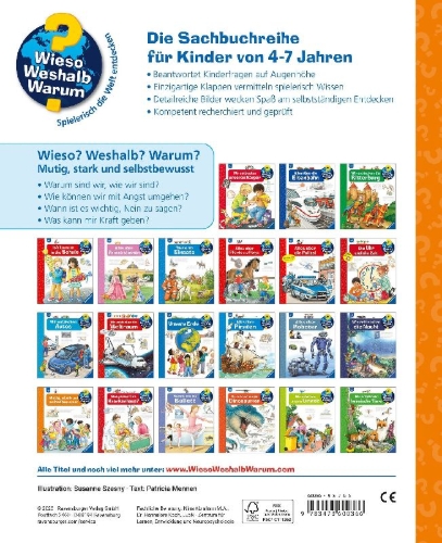 Buchcover und Innenansicht für das Buch: Wieso? Weshalb? Warum?, Band 51 - Mutig, stark und selbstbewusst