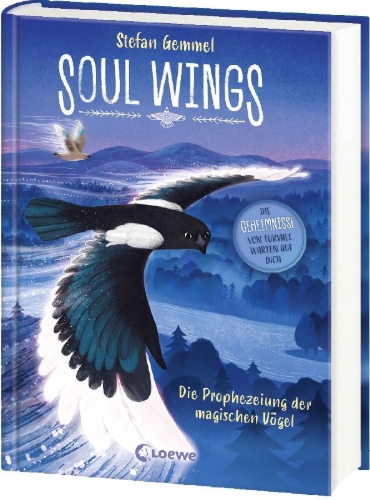 Buchcover und Innenansicht für das Buch: Soul Wings (Band 1) - Die Prophezeiung der magischen Vögel