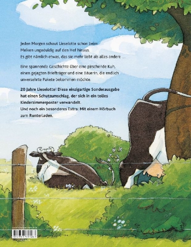 Buchcover und Innenansicht für das Buch: Lieselotte lauert