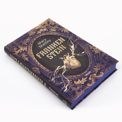 Buchcover und Innenansicht für das Buch: Frankenstein oder Der moderne Prometheus