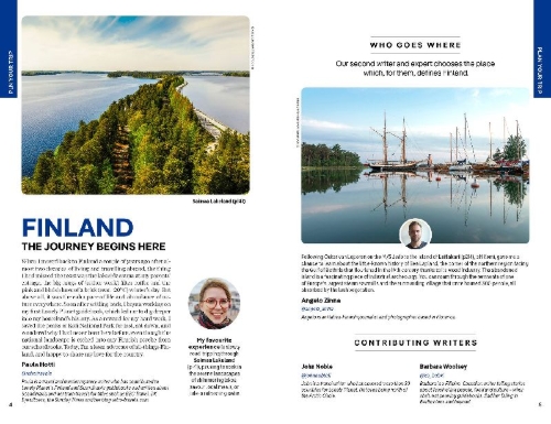 Buchcover und Innenansicht für das Buch: Lonely Planet Finland