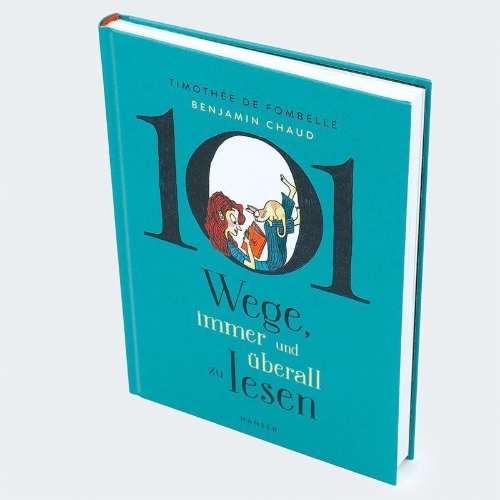 Buchcover und Innenansicht für das Buch: 101 façons de lire tout le temps