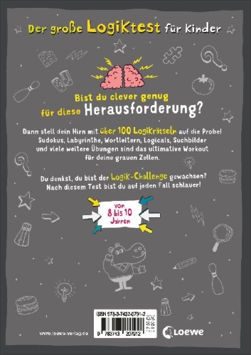 Buchcover und Innenansicht für das Buch: Brain Gaming for Clever Kids