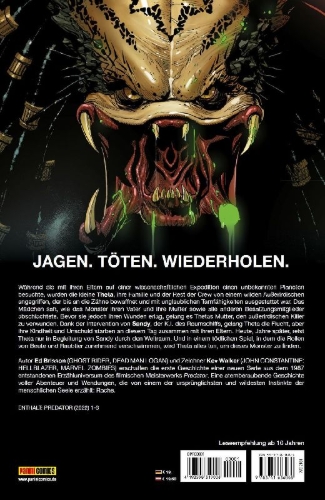 Buchcover und Innenansicht für das Buch: Predator (2022) #1-#6