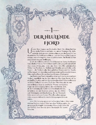 Buchcover und Innenansicht für das Buch: World of Warcraft: Exploring Azeroth: Northrend