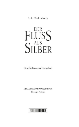 Buchcover und Innenansicht für das Buch: The River of Silver