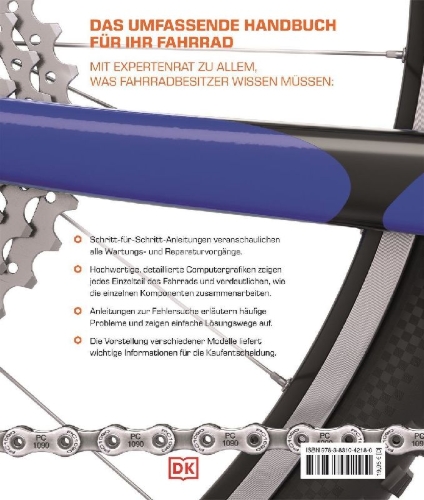 Buchcover und Innenansicht für das Buch: Das ultimative Fahrrad-Handbuch